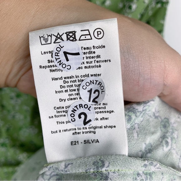 Rouje Paris Silvia Dress Rosita Vert Green Floral Size 36 Coquette - Picture 7 of 9